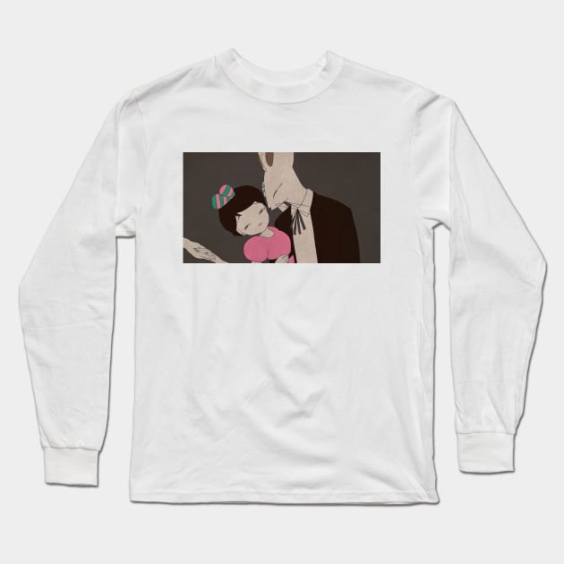 The Magical Cat Dance Long Sleeve T-Shirt by Tasoya Maro